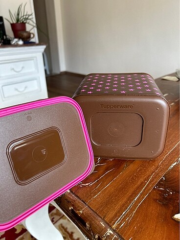 Beden kahverengi Renk Tupperware saklama kabı