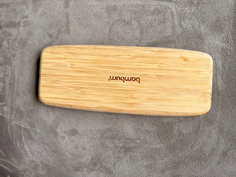 3 bölmeli bambu sunum tabağı - Görsel 2