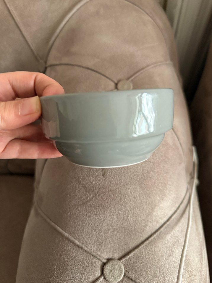 Gri Seramik kase üçlü - Görsel 2