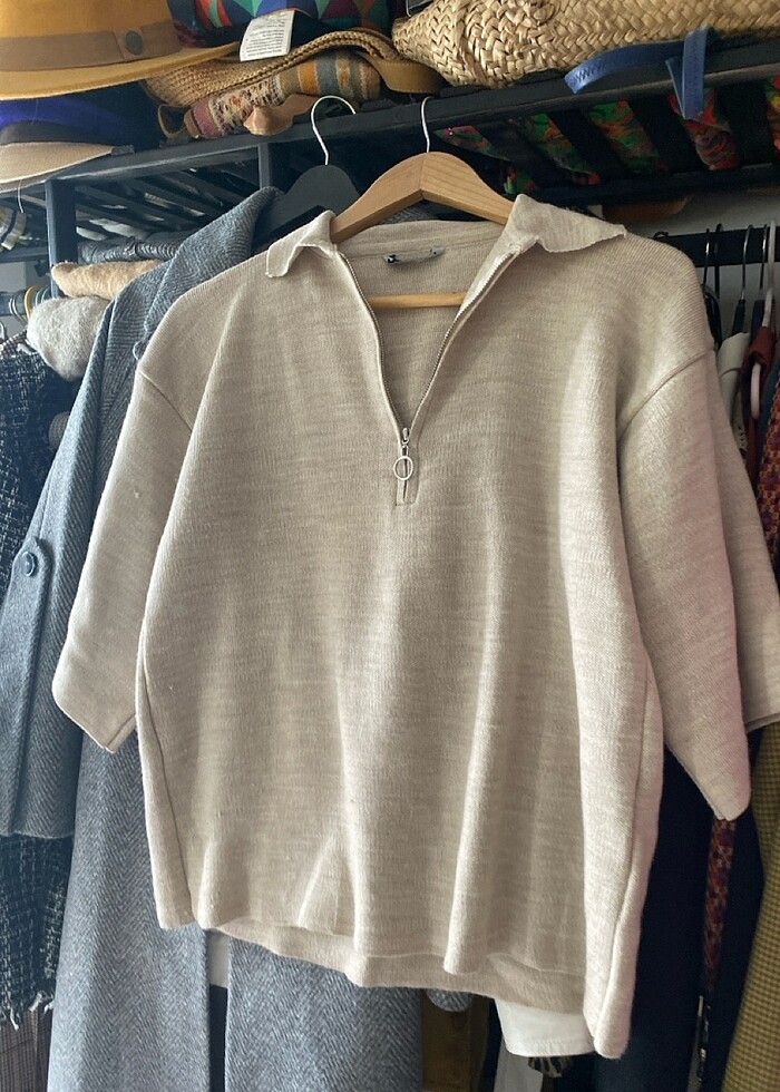 Bej triko - Görsel 3