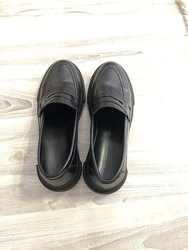 38 Beden siyah Renk Loafer makosen ayakkabı