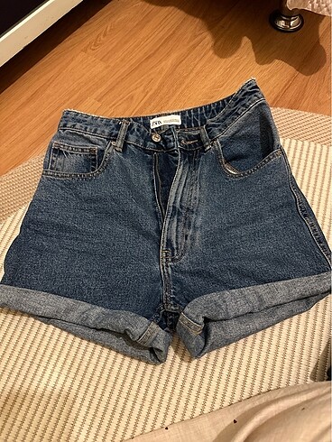 zara mom şort 22beden