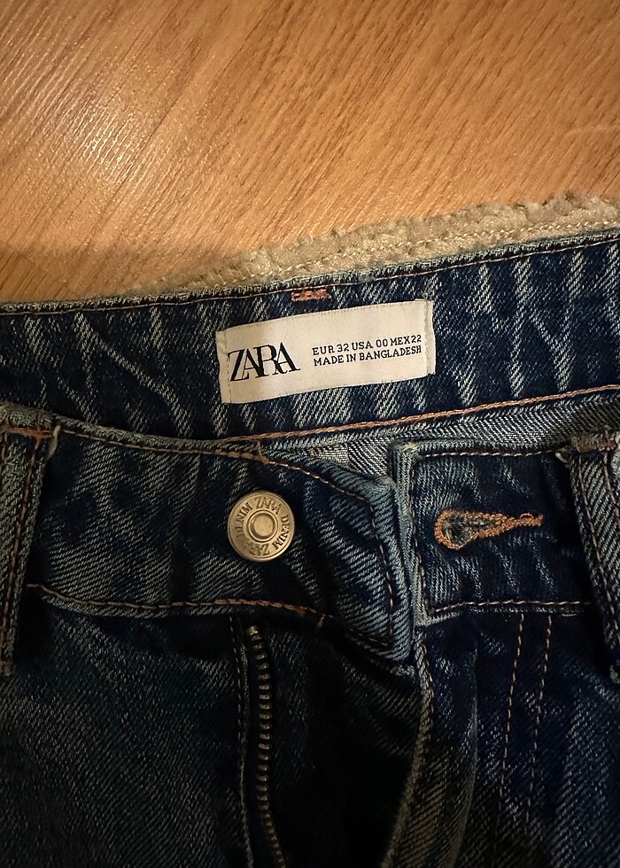 zara mom şort 22beden - Görsel 2