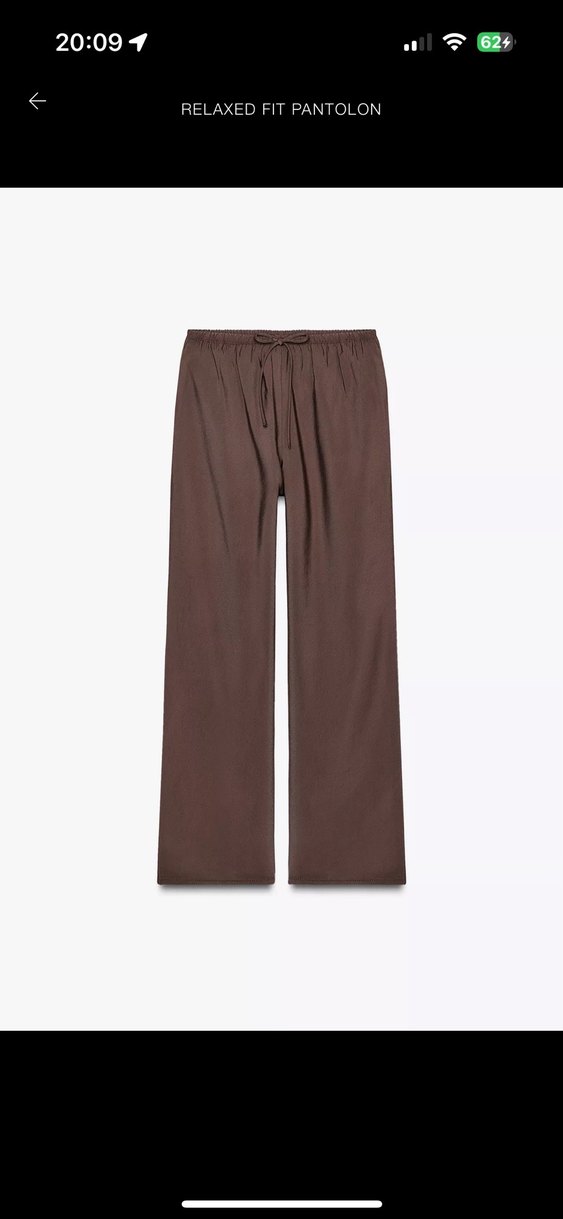 Kahverengi çikolata rengi pantolon ve üst zara alt:xs üst:xs - Görsel 2