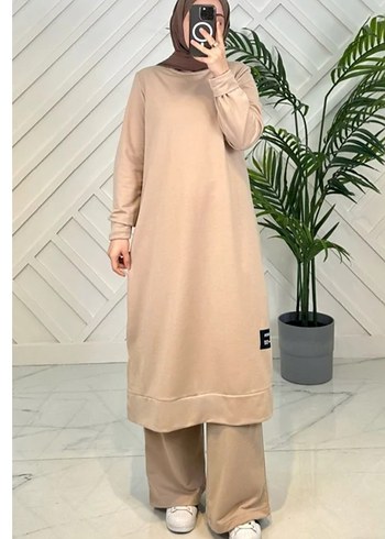 50 52 uyumlu 2li TAKIM TUNİK PANTOLON ETİKETLİ SIFIR