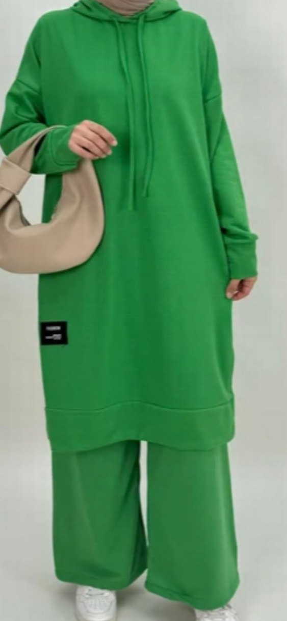 50 52 uyumlu 2li takim tunik pantolon ETİKETLİ - Görsel 3