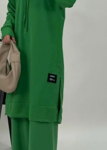 50 52 uyumlu 2li TAKIM TUNİK PANTOLON ETİKETLİ - Görsel 4