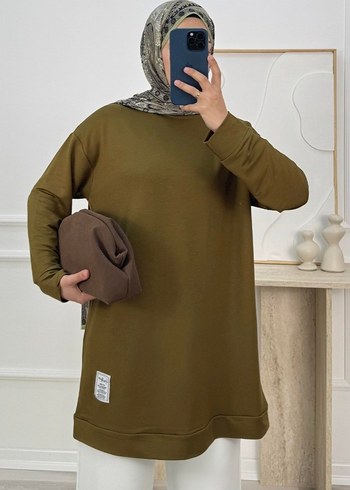 50 beden uzunluk 86 göğüs 63 esnek likrali etiketli sıfır TUNIK - Görsel 3