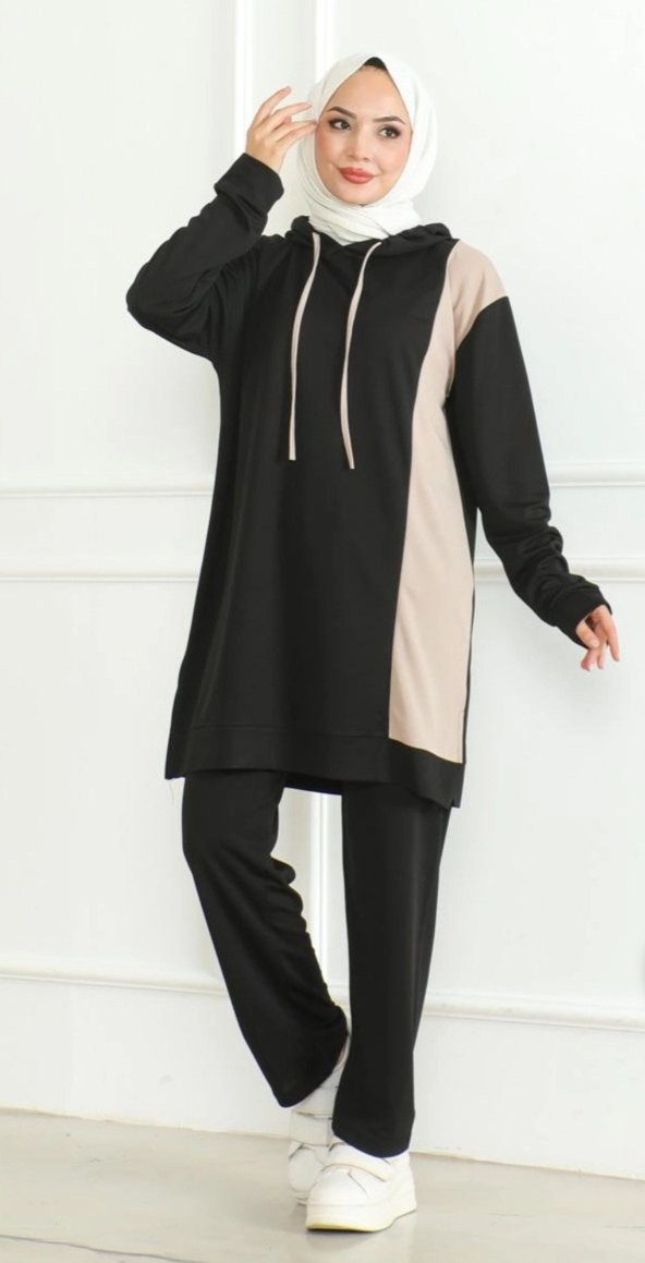 44 beden 2li TAKIM  EŞOFMAN TAKIMI ETİKETLİ SIFIR - Görsel 2