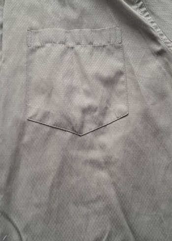 l/xl Beden gri Renk Gri L & XL UYUMLU Kısa Kollu Erkek Gömlek