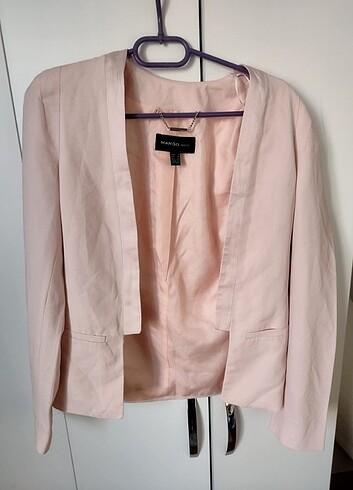 Mango pembe blazer ceket 