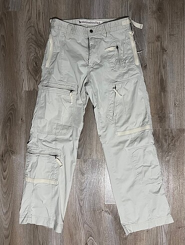 m Beden beyaz Renk Kargo Pantolon Beyaz Abercrombie&Fitch