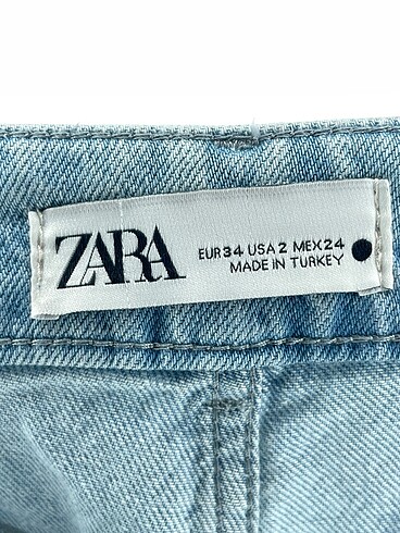 34 Beden mavi Renk Zara Jean / Kot %70 İndirimli.