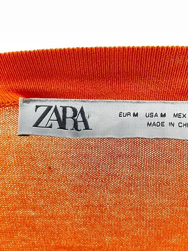 m Beden turuncu Renk Zara Bluz %70 İndirimli.