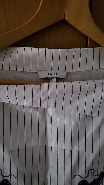 42 Beden Twist gabardin gömlek