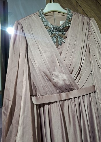 uzun tesettür abiye - Görsel 3