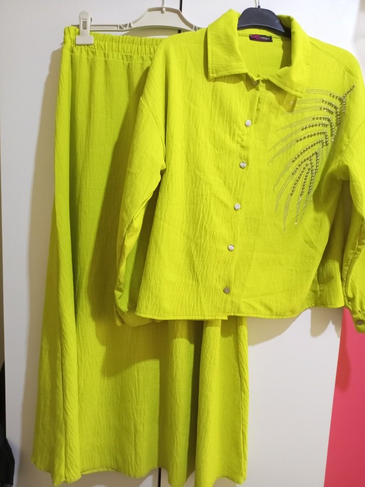 taşlı tesettür takım - Görsel 2