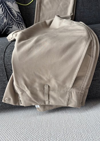 Bej Kumaş Pantolon Stradivarius - Görsel 6