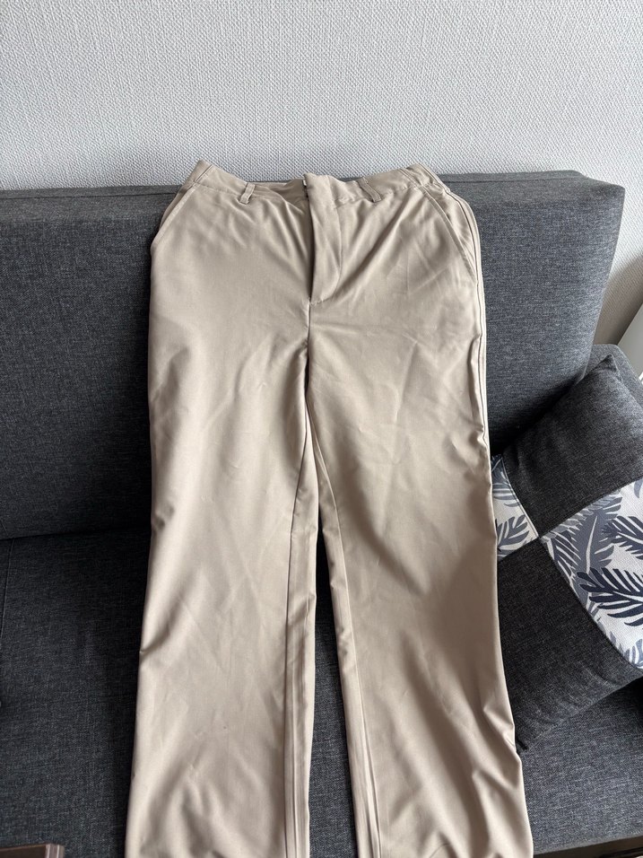 Bej Kumaş Pantolon Stradivarius - Görsel 2