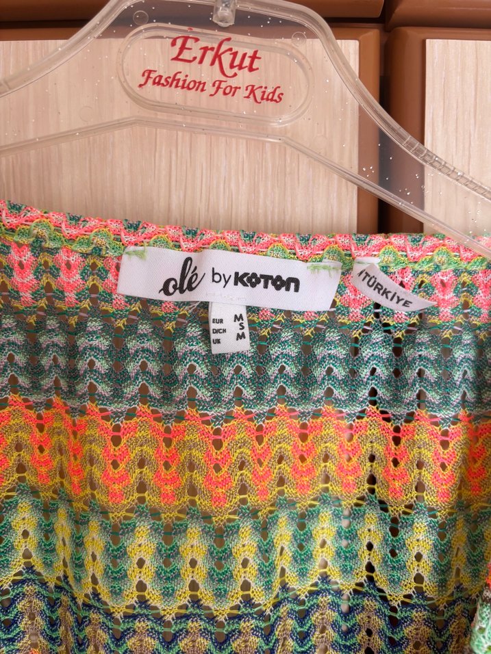 Kroşe tişört önden bağlamalı - Görsel 4