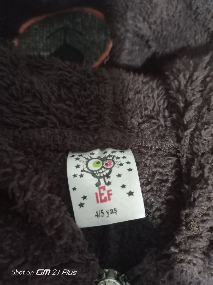 Kahverengi Kürklü Bebek Tulumu - Görsel 3