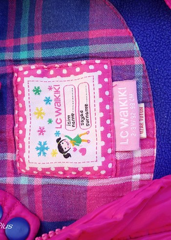 Pembe Düğmeli Kız Yeleği - Görsel 5