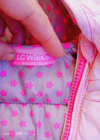 Kız Çocuk Kapüşonlu Pembe Fermuarlı Yelek - Görsel 5