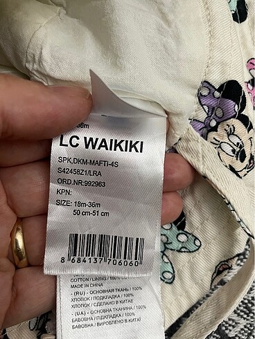 12+ Yaş, > 23 cm Beden çeşitli Renk Lcw şapka