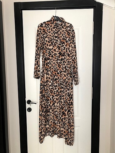 Suud Collection Suud collection leoparlı elbise