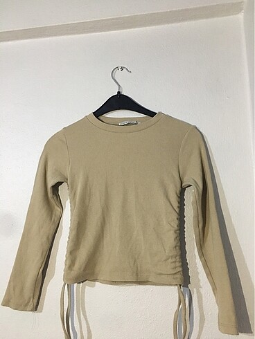 Diğer bej crop top