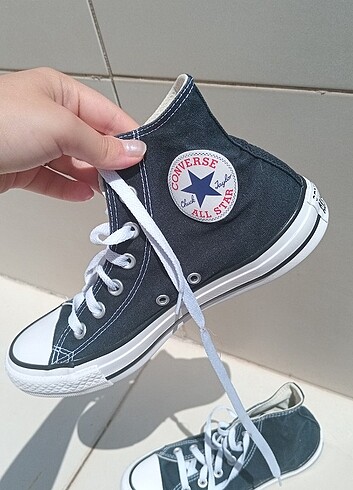 38 Beden siyah Renk Converse chuck taylor all star kadın ayakkabısı