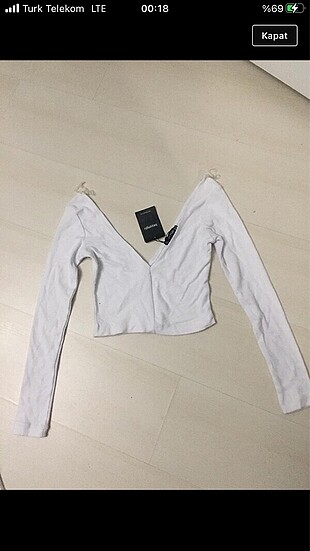 Beyyoglu butik beyaz bluz