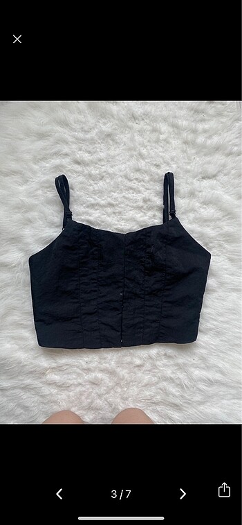 s Beden Pull bear siyah korse