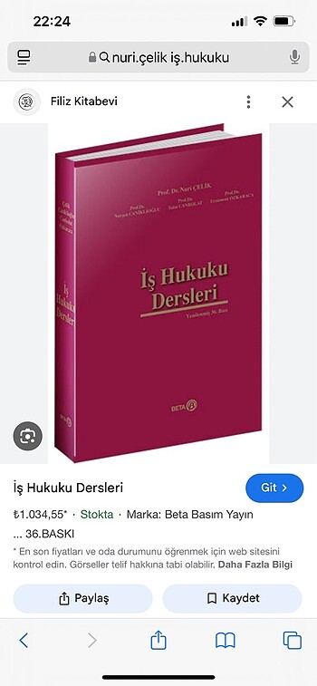 Nuri çelik iş hukuku