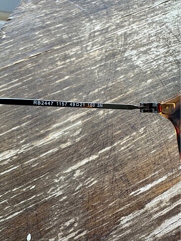 Beden camel Renk RB2447 Rayban gözlük