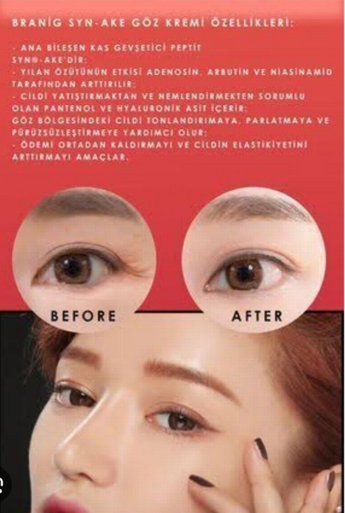 Branig Syn-Ake Göz Kremi 40 ml - Görsel 2