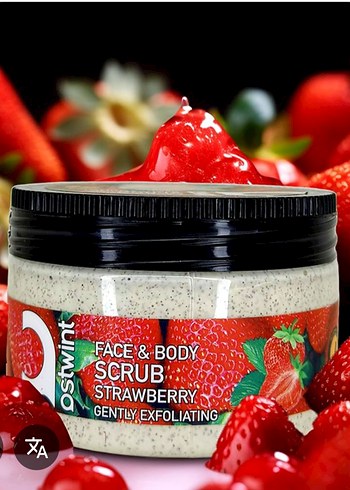 Diğer Ostwint Çilekli Yüz ve Vücut Peeling Jeli 300ml