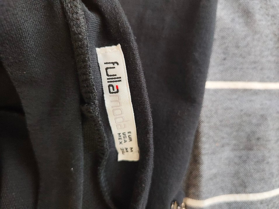 Zincir Detaylı Siyah Kadın Uzun Denim Tulum - Görsel 5