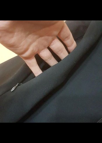 Siyah Uzun trençkot Kabanı - Görsel 4