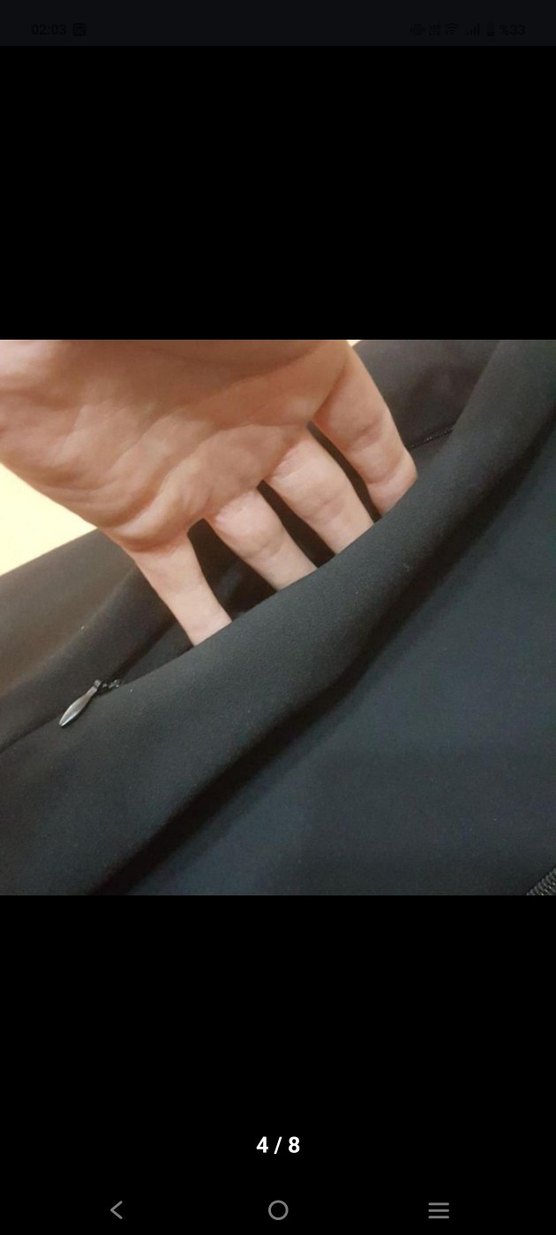 Siyah Uzun trençkot Kabanı - Görsel 4