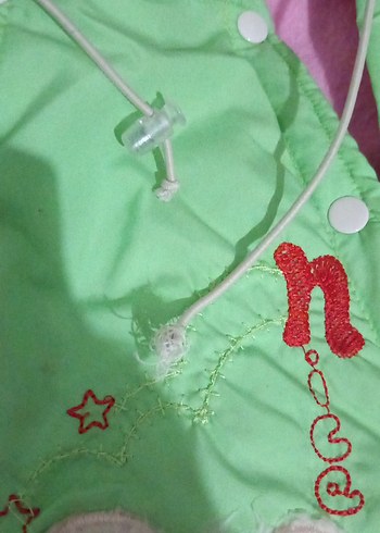 Kapüşonlu Peluş Detaylı Bebek Tulumu - Görsel 4