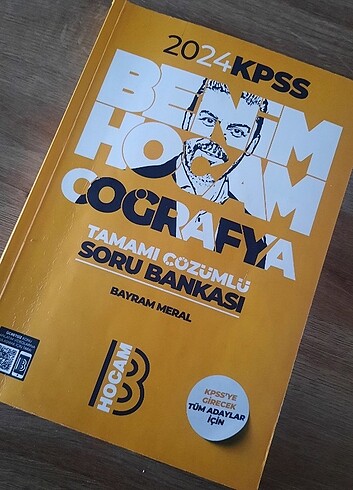 KPSS COĞRAFYA BENİM HOCAM SORU BANKASI - 2024 BASIM - BAYRAM MER