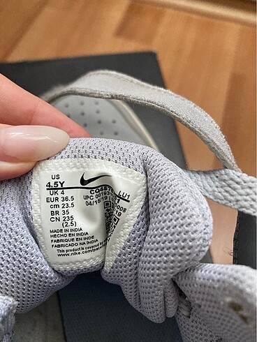 36,5 Beden gri Renk 36,5 Nike court
