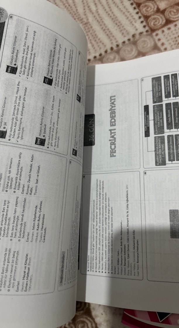 Ayt edebiyat kamp kitabı +Türk dili 9.sınıf+Dört Dörtlük - Görsel 2