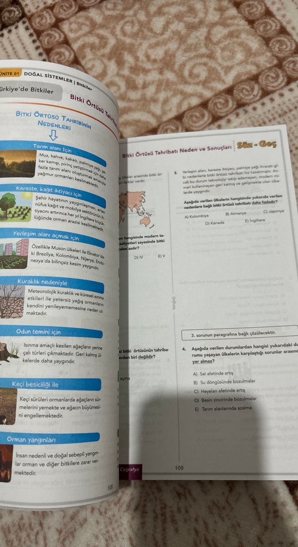 10. Sınıf Coğrafya Konu Anlatımlı Soru Bankası - Görsel 4