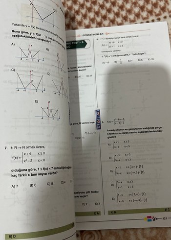 Fonksiyonlar Soru Bankası APOTEMİ - Görsel 2