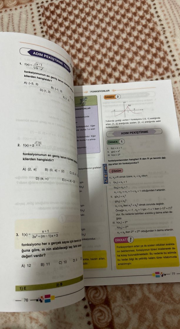 Fonksiyonlar Soru Bankası APOTEMİ - Görsel 4