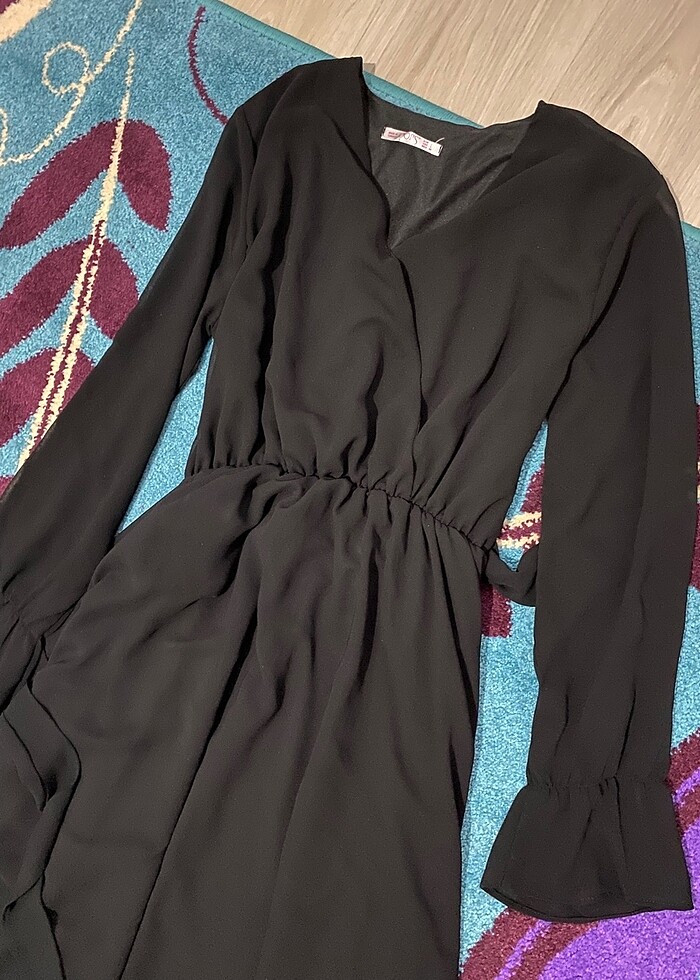 Kadın şifon elbise - Görsel 2