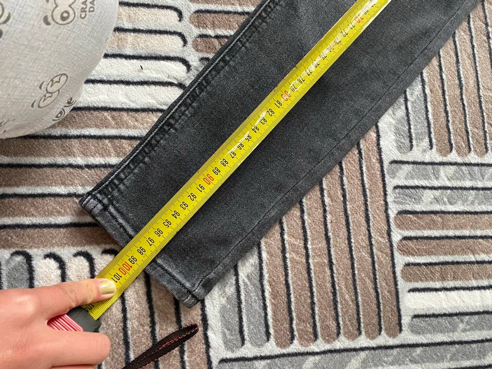 Gri Regular Fit Kadın Kot Pantolon - Görsel 4