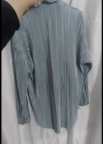 Gri Pliseli Kadın ikili takım - Görsel 3